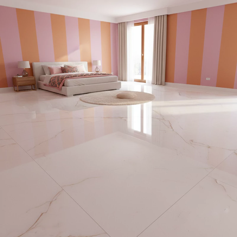 سرامیک ایفا سرام برند میلان طرح کارلوتا سفید پولیش سایز 100*100