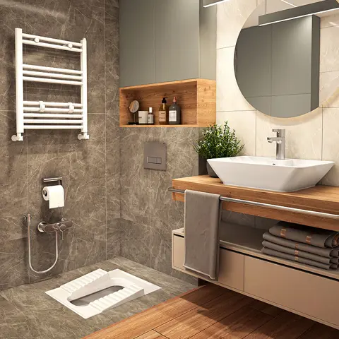 توالت زمینی کرد مدل لاندیس طبی ریم بسته