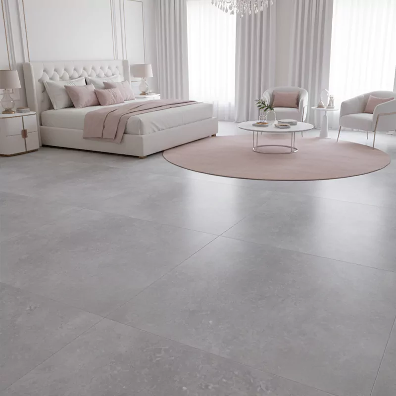 پرسلان الوند طرح بلانش طوسی روشن مات سایز 80*80