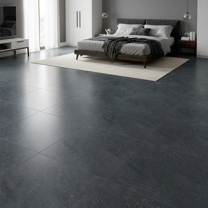 پرسلان ایفا سرام برند میلان طرح آلپ 03 طوسی شوگر افکت سایز 60*60