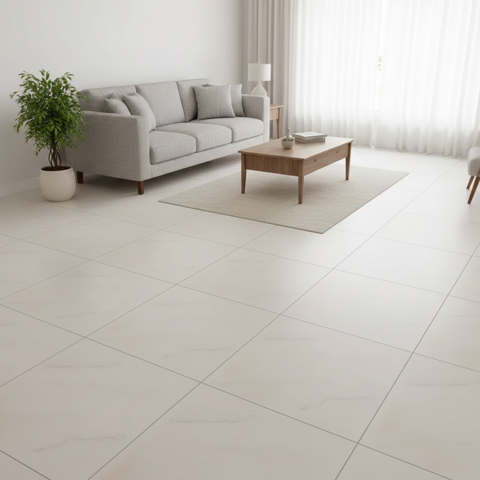 سرامیک زمرد طرح وینست سفید مات سایز 60*60
