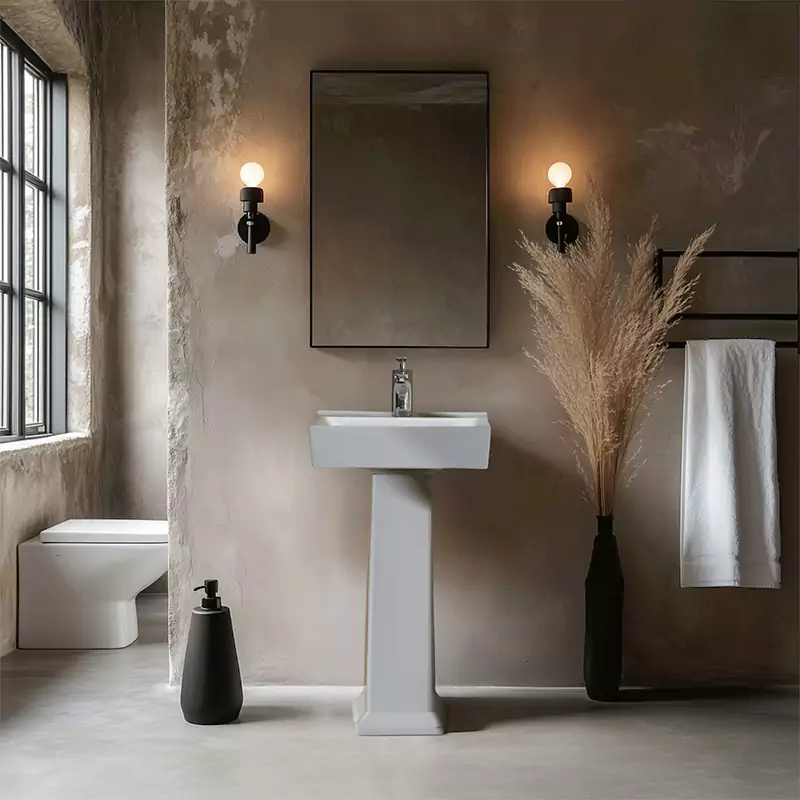 روشویی پایه دار پارس سرام مدل گلنار 45