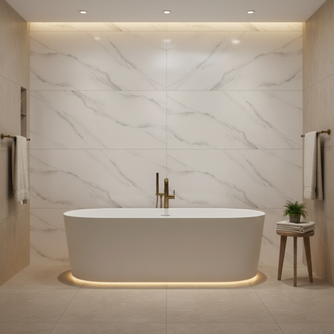 سرامیک سرام نگار طرح دیاموند سفید مات سایز 120*60