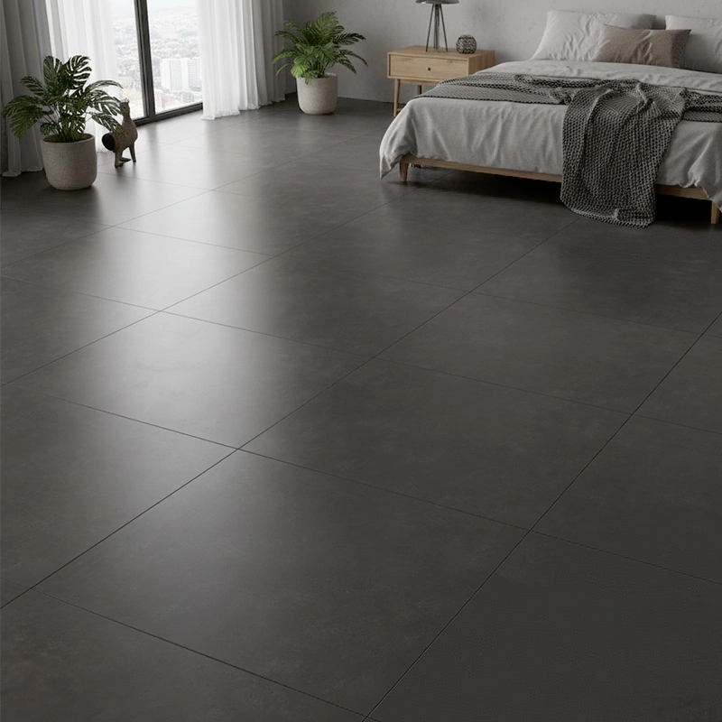 سرامیک ایفا سرام برند میلان طرح سمنتو آنتراسیت مات سایز 100*100