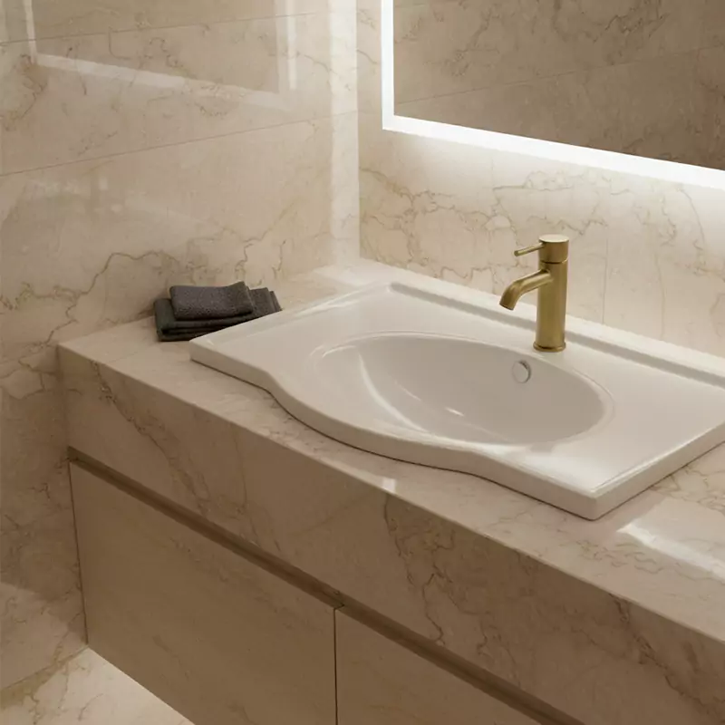 روشویی روکابینتی مروارید مدل آلفا 52