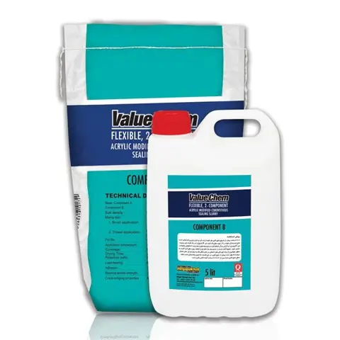 پوشش آب بند دو جزئی غفاری 5+15 کیلوگرم پوشش آب بند دو جزئی غفاری 5+15 کیلوگرم