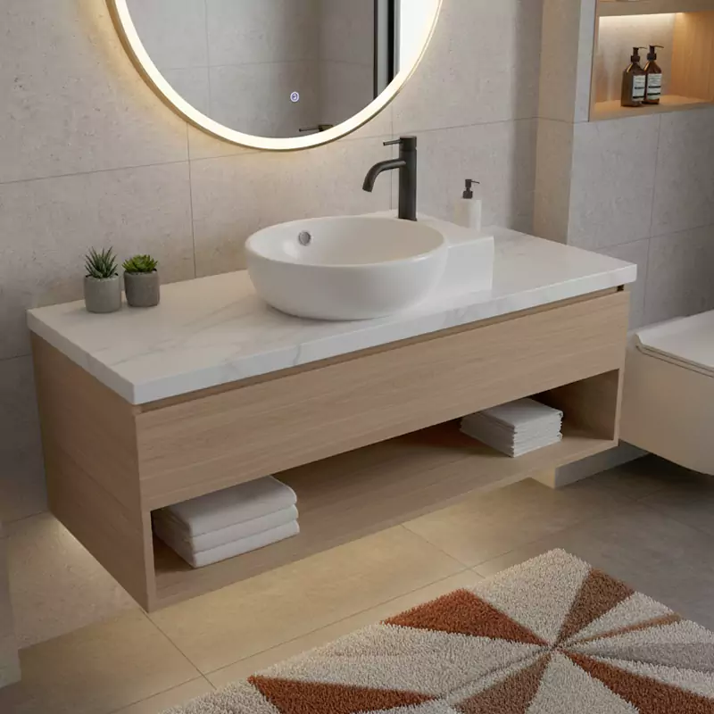 روشویی روکابینتی مروارید مدل پارمیدا 52