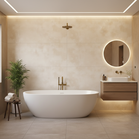 سرامیک سرام نگار طرح ملیکا کرم مات سایز 120*60