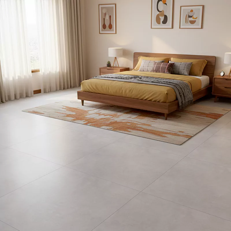 پرسلان صبا طرح راکفورد طوسی مات سایز 80*80