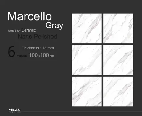 سرامیک ایفا سرام برند میلان طرح مارسلو طوسی پولیش سایز 100*100