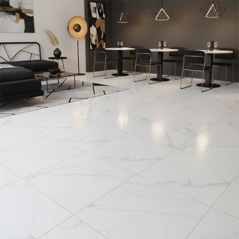 سرامیک سرام نگار طرح کلکته سفید مات سایز 60*60