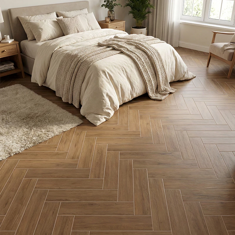 سرامیک ایفا سرام برند میلان طرح نواک گردویی تیره مات سایز 120*20