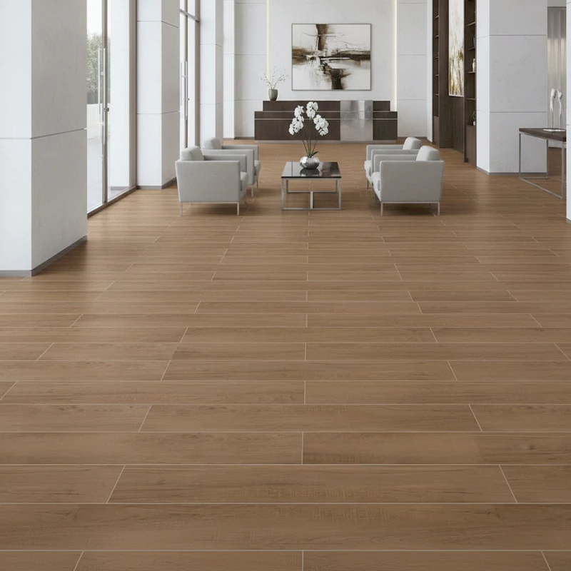 سرامیک ایفا سرام برند میلان طرح نواک گردویی تیره مات سایز 120*20