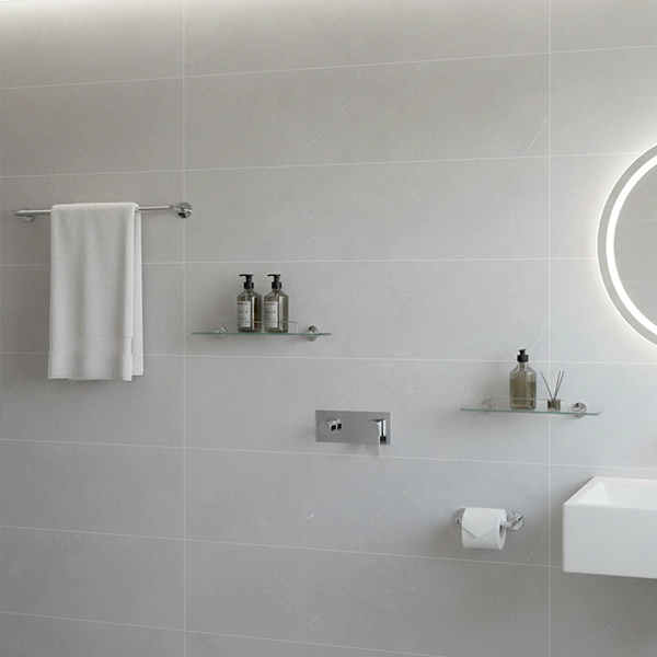 سرامیک سرام نگار طرح بلونیا طوسی روشن مات سایز 90*30