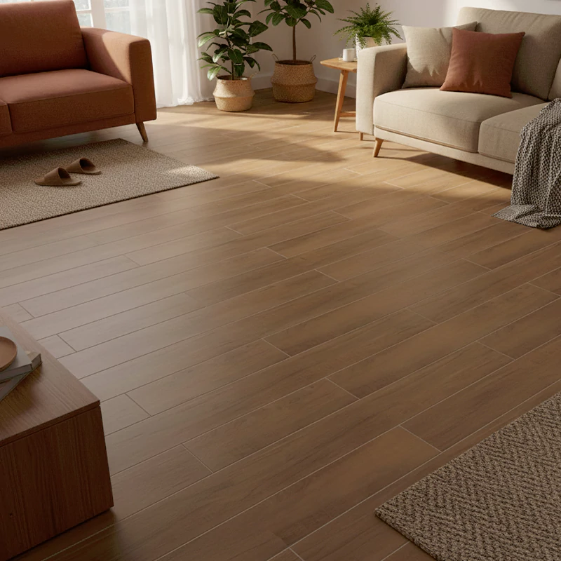 سرامیک ایفا سرام برند میلان طرح نواک گردویی تیره مات سایز 120*20