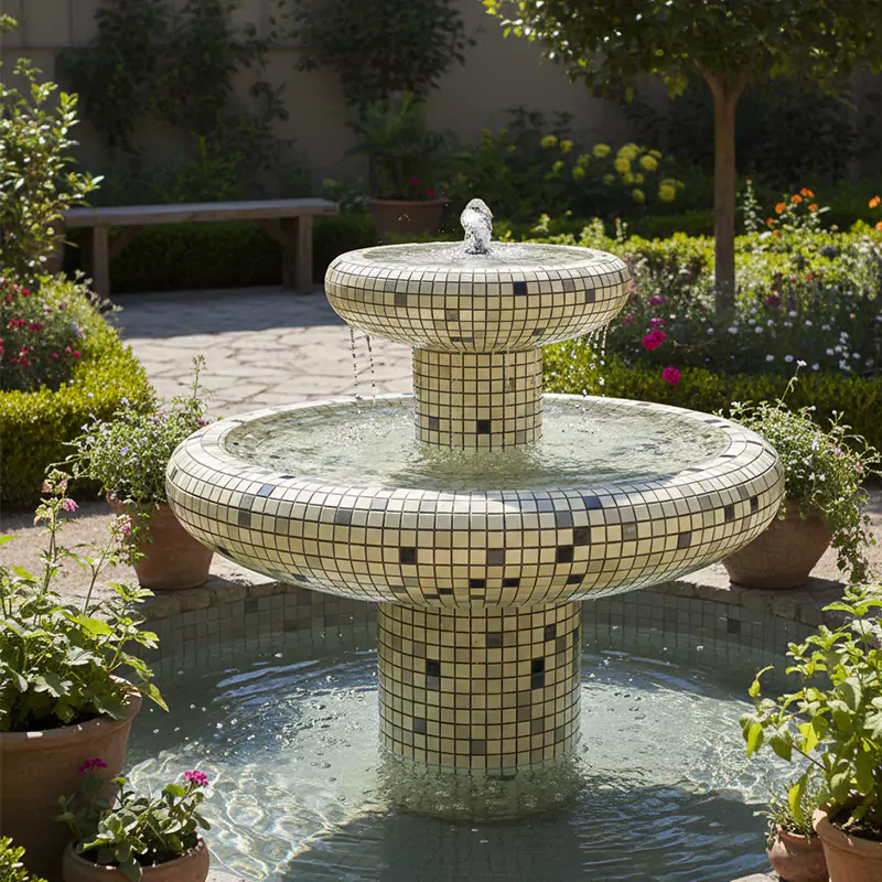 کاشی استخری ایلدیز برند میراک طرح لوستری میکس کد 5021 سایز 2/5*2/5