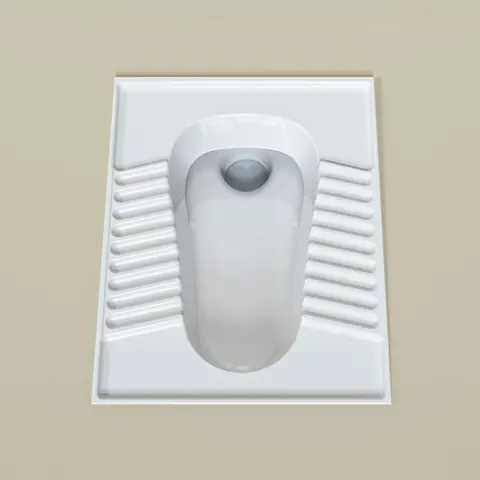 توالت زمینی کرد مدل تولیپ ریم بسته