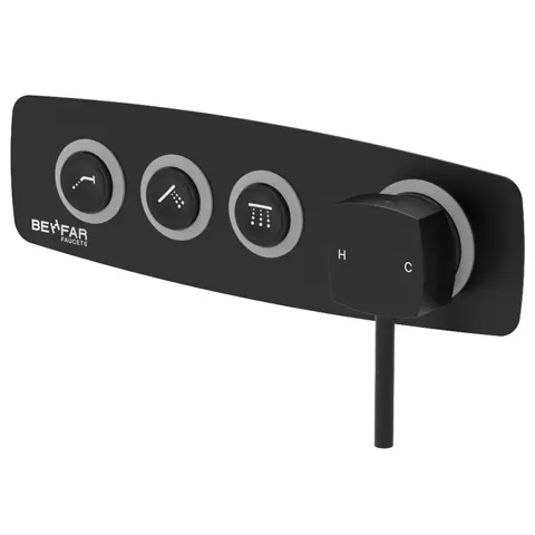 ست شیرآلات توکار بهفر مدل کامو سری براکت