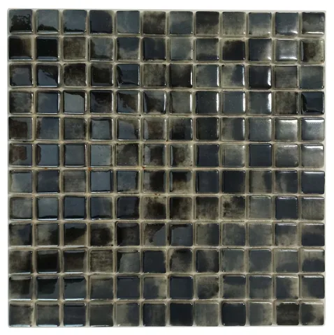 کاشی استخری شیشهای ایلدیز برند میراک طرح لوستر آبرنگی تیره کد 7014 سایز 2/5*2/5