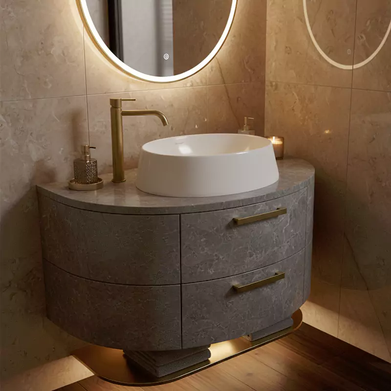 روشویی روسنگی مروارید مدل رومینا 52