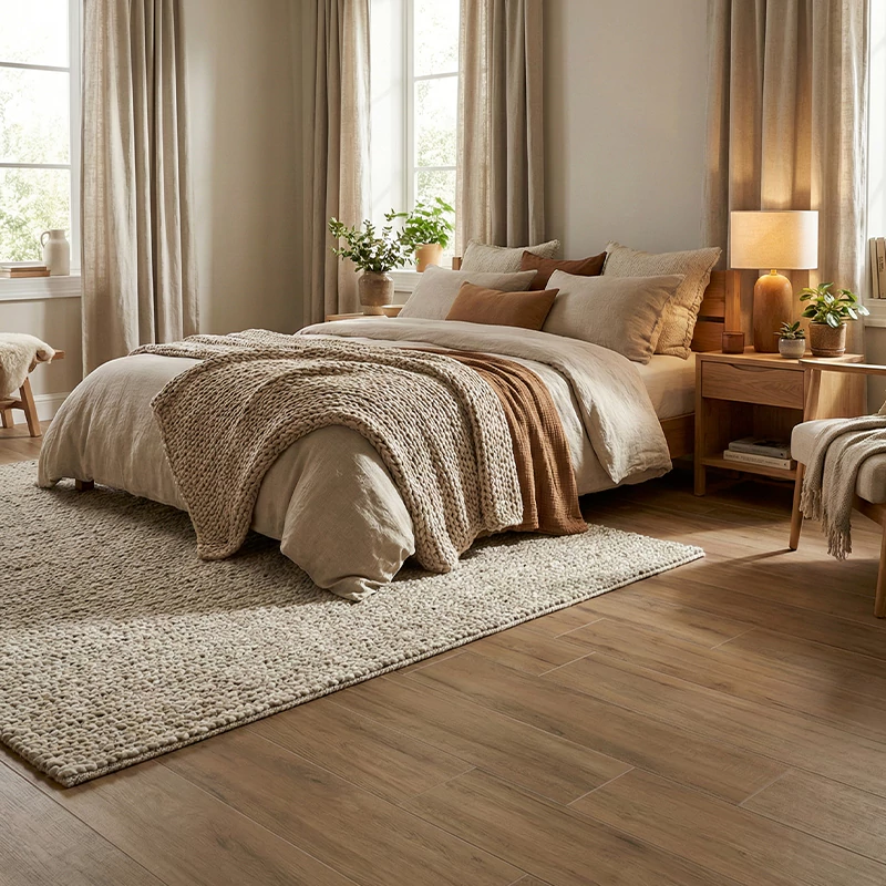 سرامیک ایفا سرام برند میلان طرح نواک گردویی تیره مات سایز 120*20