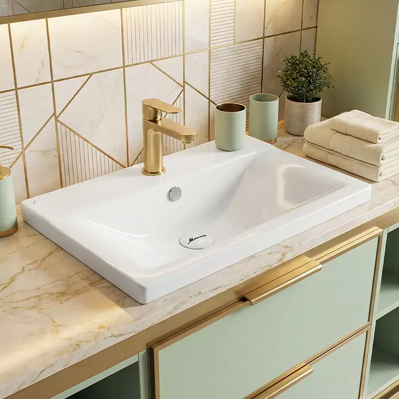 روشویی روکابینتی مروارید مدل کرون 67