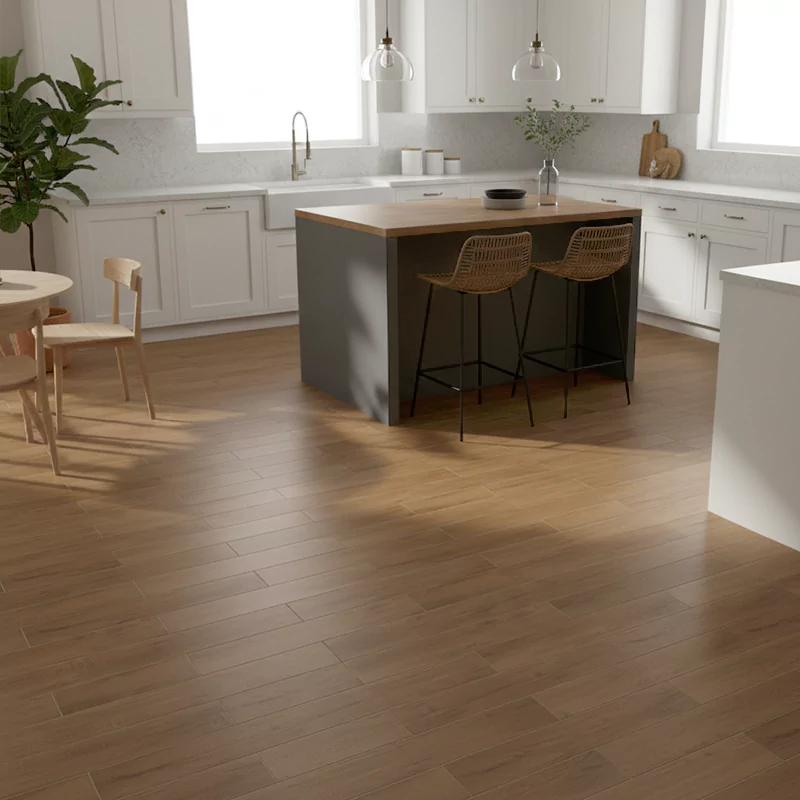 سرامیک ایفا سرام برند میلان طرح نواک گردویی تیره مات سایز 120*20