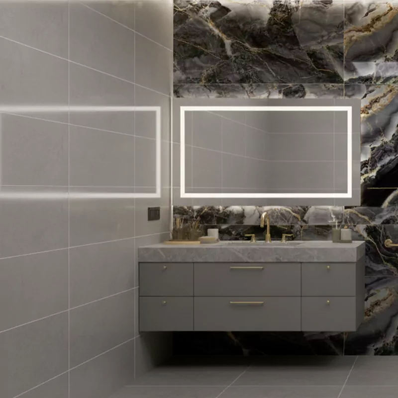 سرامیک ایفا سرام برند میلان طرح فور مچ باراکا مشکی نانو پولیش سایز 120*60