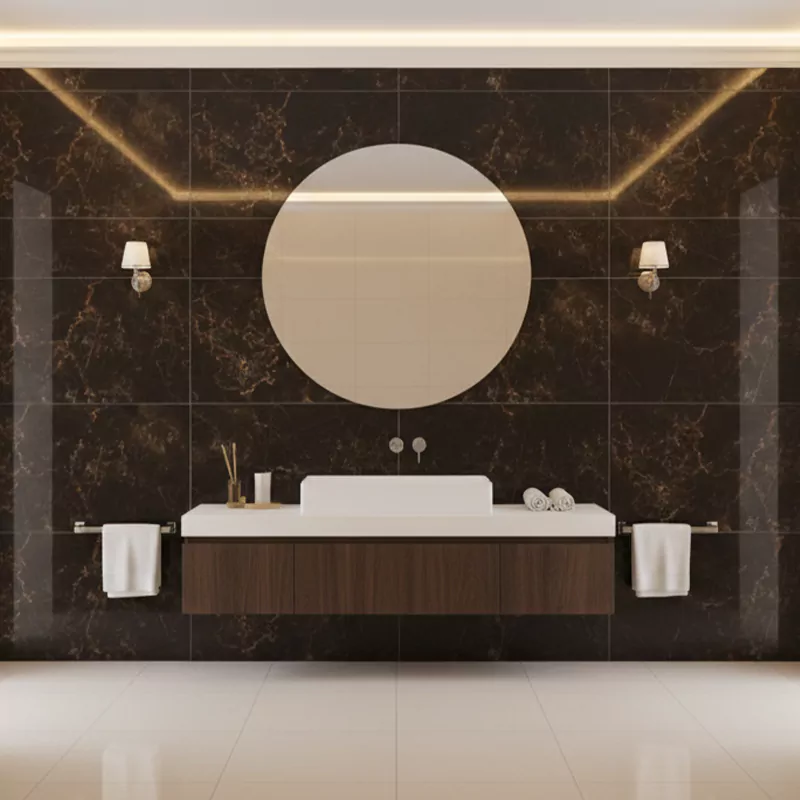 سرامیک ایفا سرام برند میلان طرح آنتینو مشکی پولیش سایز 120*60