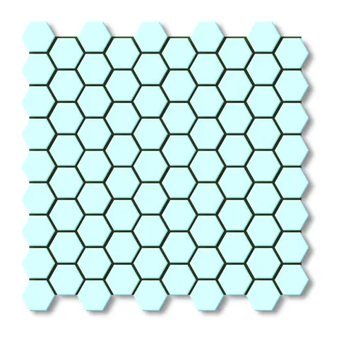 کاشی استخری البرز آبی کد SG Blue 2 براق شش ضلعی کاشی استخری البرز آبی کد SG Blue 2 براق شش ضلعی
