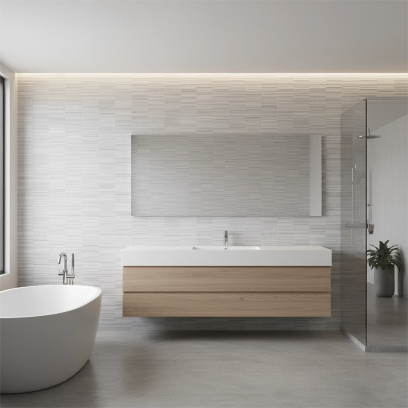 سرامیک سرام نگار طرح سپنتا طوسی دکور مات سایز 90*30