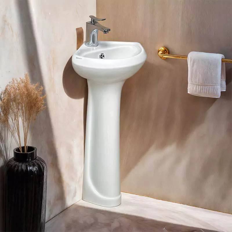 روشویی پایه دار پارس سرام مدل سحر گوشه