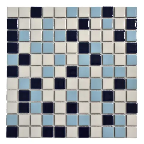 کاشی استخری گهرفام کد URC 17 براق سایز 2/5*2/5