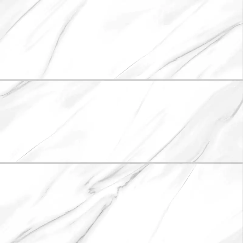 کاشی الوند لوکس طرح آرتیکا سفید براق سایز 90*30