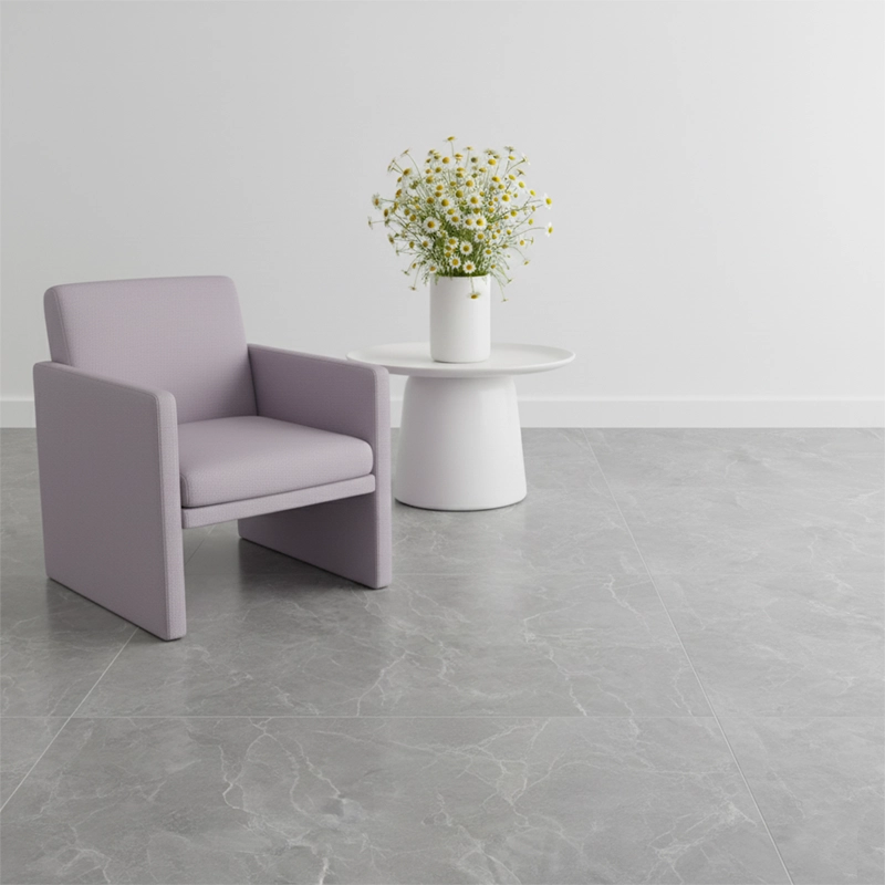 سرامیک سرام نگار طرح کارولینا طوسی تیره مات سایز 100*100