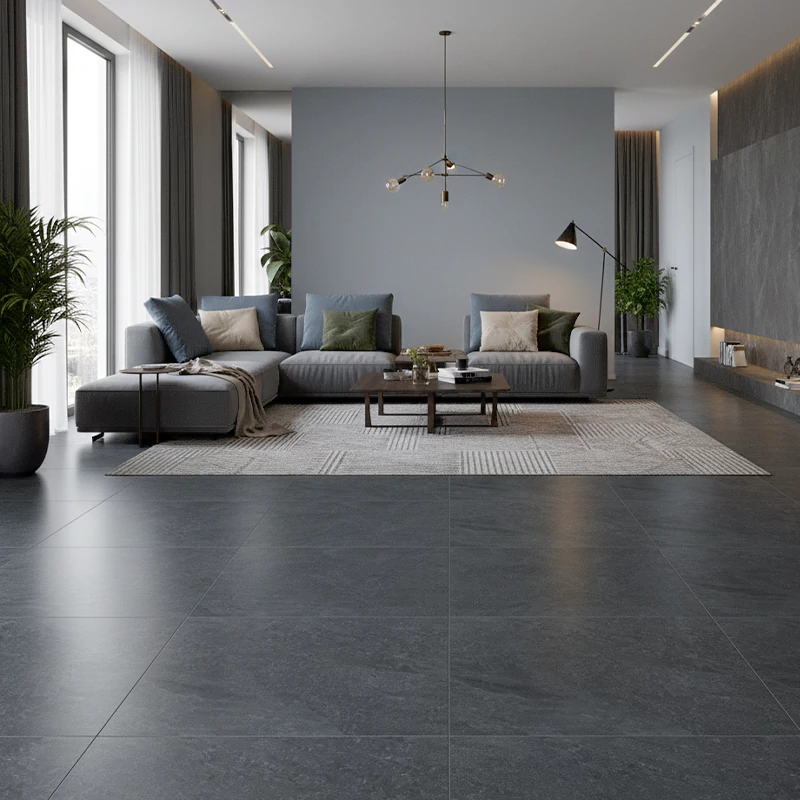 پرسلان ایفا سرام برند میلان طرح آلپ 03 طوسی شوگر افکت سایز 60*60