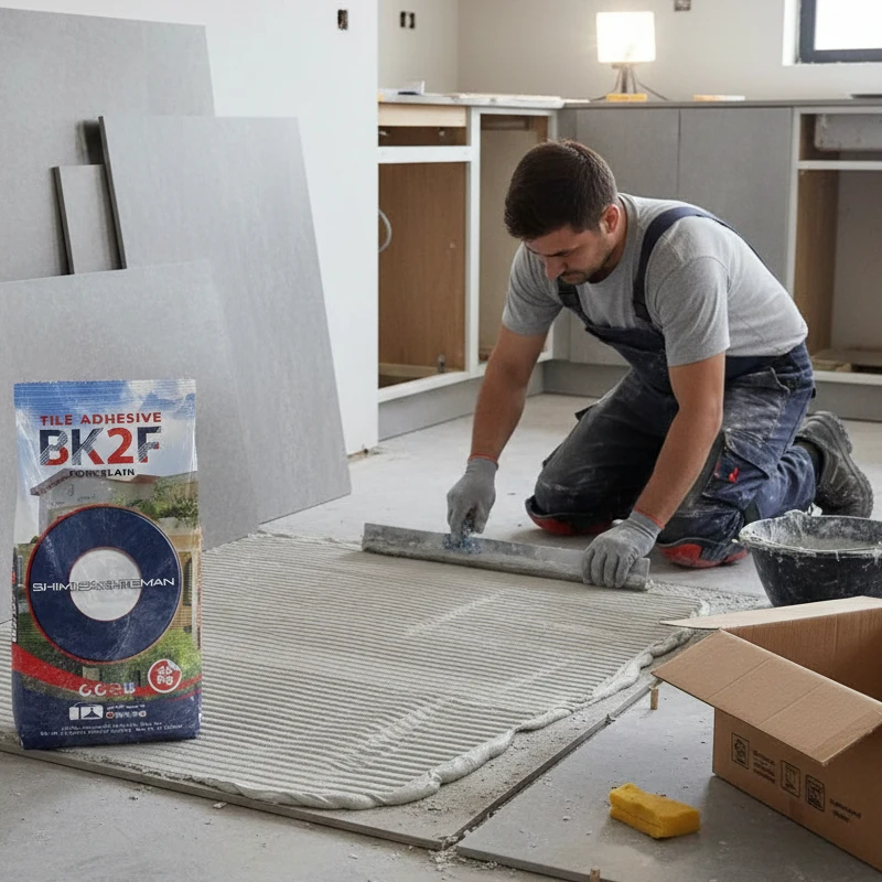 چسب BK2F پودری پرسلان شیمی ساختمان (20 کیلوگرم)