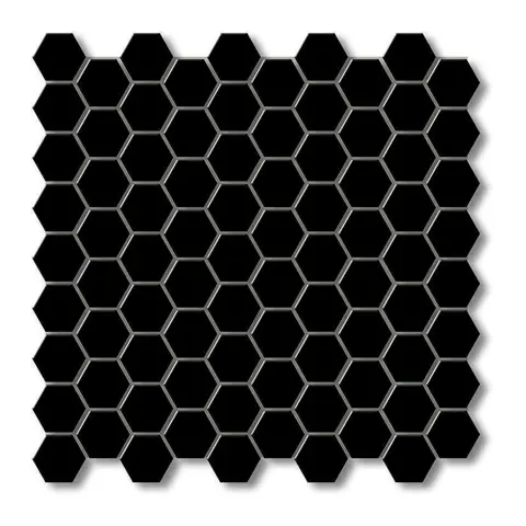 کاشی استخری البرز مشکی کد SG Black 1 براق شش ضلعی کاشی استخری البرز مشکی کد SG Black 1 براق شش ضلعی