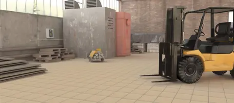 پرسلان مرجان ضد اسید خاکستری مات کد 1824 سایز 33*33