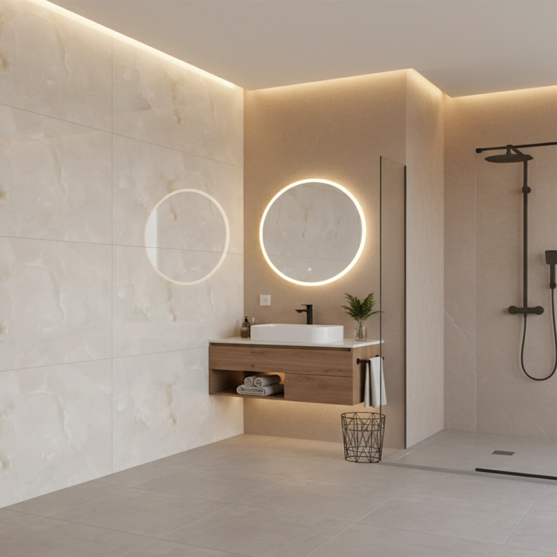 پرسلان تبریز برند کرگرس طرح داوین بژ روشن پولیش سایز 60*120