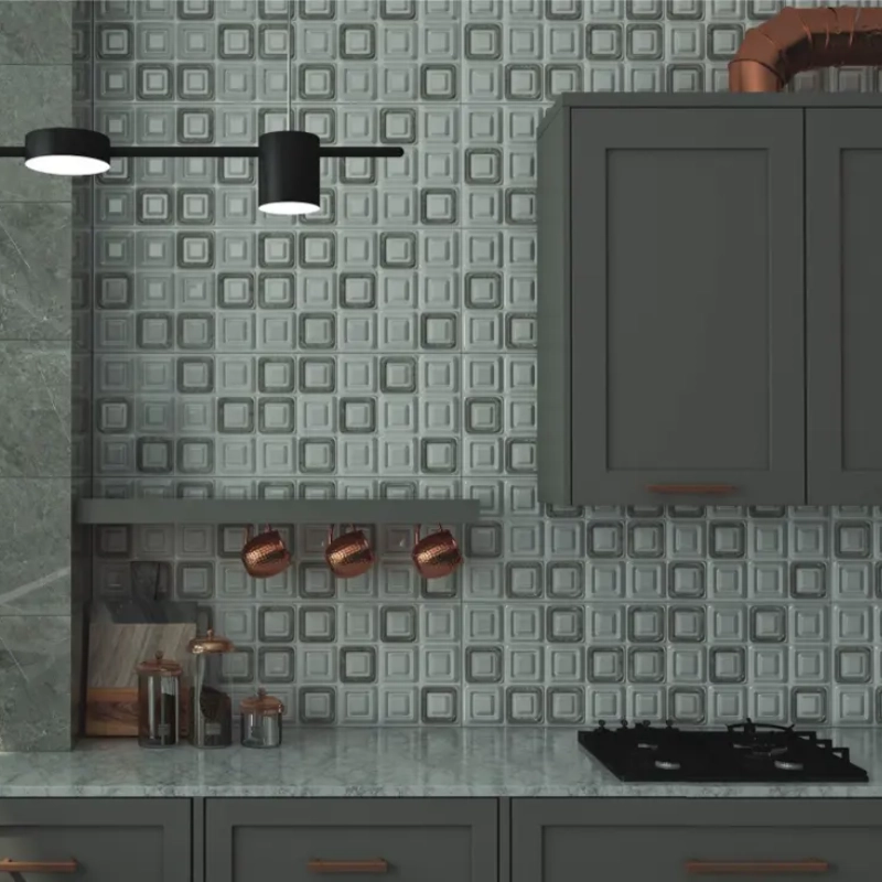 کاشی الوند طرح نوابل طوسی دکور براق سایز 90*30