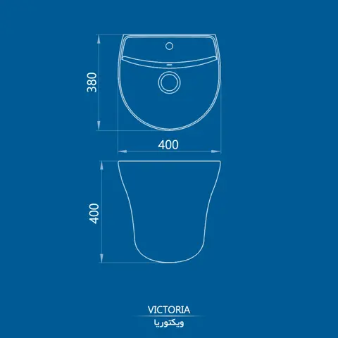 روشویی وال هنگ کرد مدل ویکتوریا