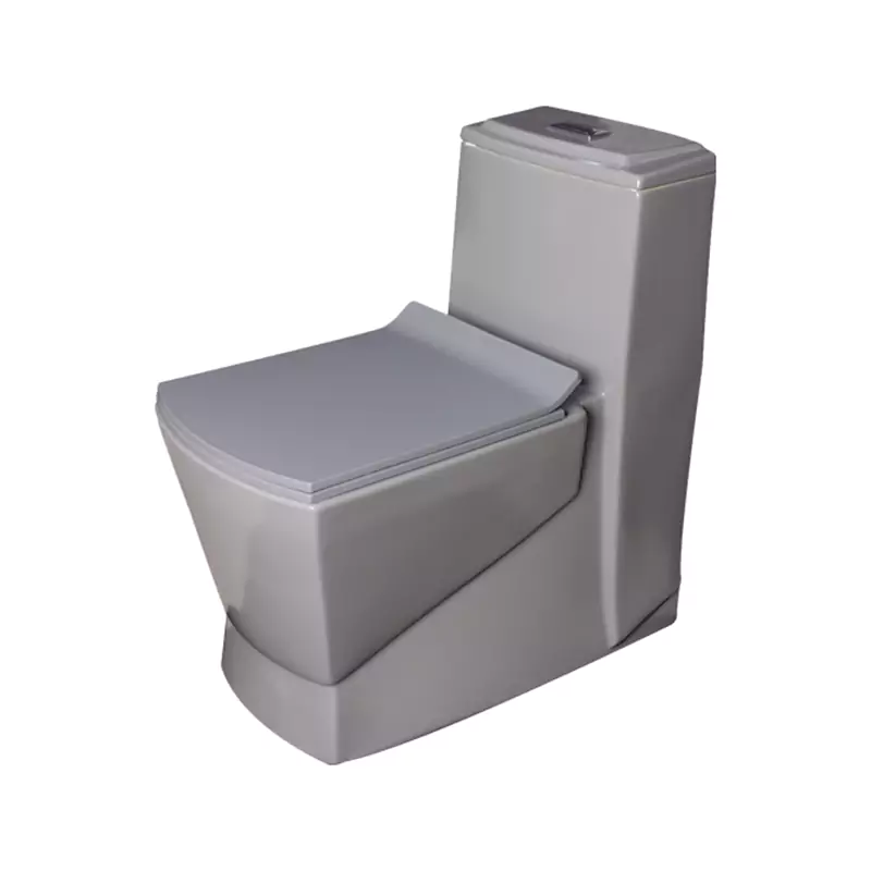 توالت فرنگی مروارید مدل مگا 69 طوسی مات