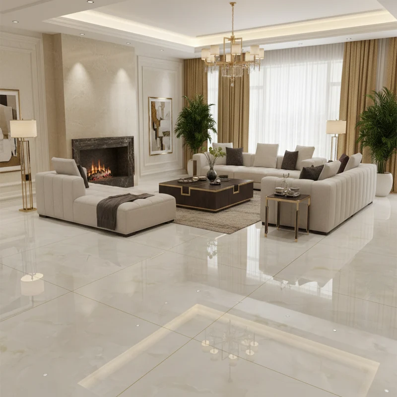 پرسلان تبریز برند کرگرس طرح داوین بژ روشن پولیش سایز 120*120