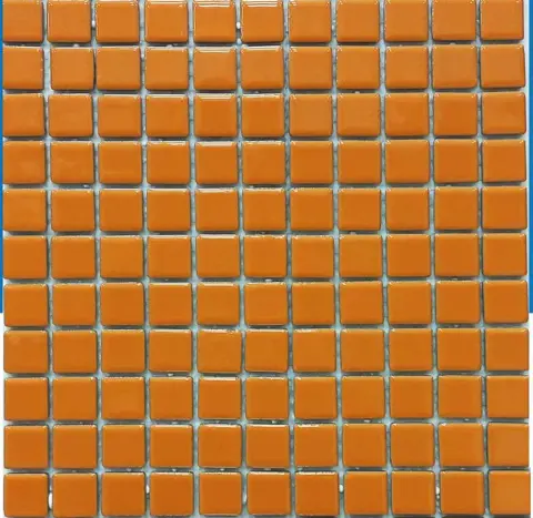 کاشی استخری گهرفام کد ORANGE03 نارنجی براق سایز 2/5*2/5