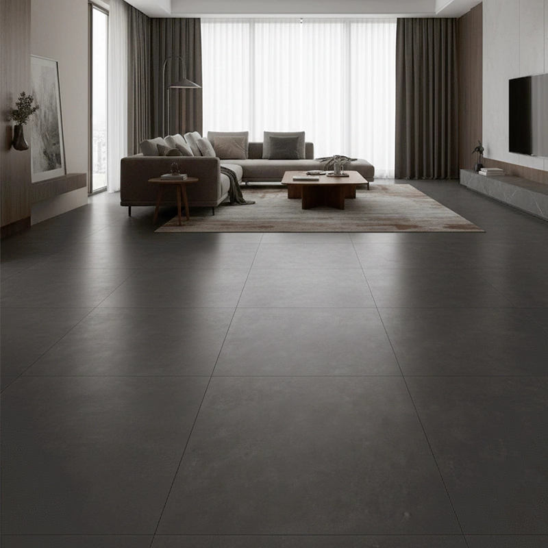 سرامیک ایفا سرام برند میلان طرح سمنتو آنتراسیت مات سایز 100*100