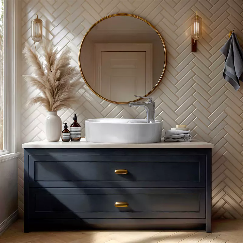 روشویی روکابینتی پارس سرام مدل لاویا