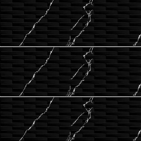 کاشی الوند طرح پیرلا مشکی دکور براق سایز 90*30