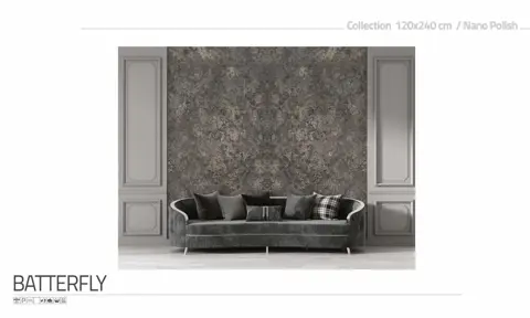 اسلب پرنیان طرح باترفلای کرم نانو پولیش سایز 240*120