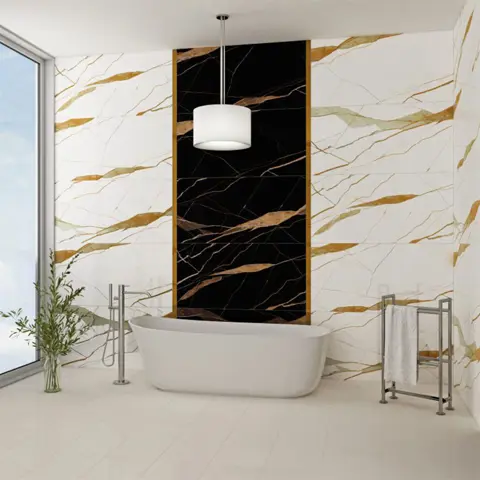 سرامیک ایفا سرام برند میلان طرح تسلا سفید پولیش سایز 120*60